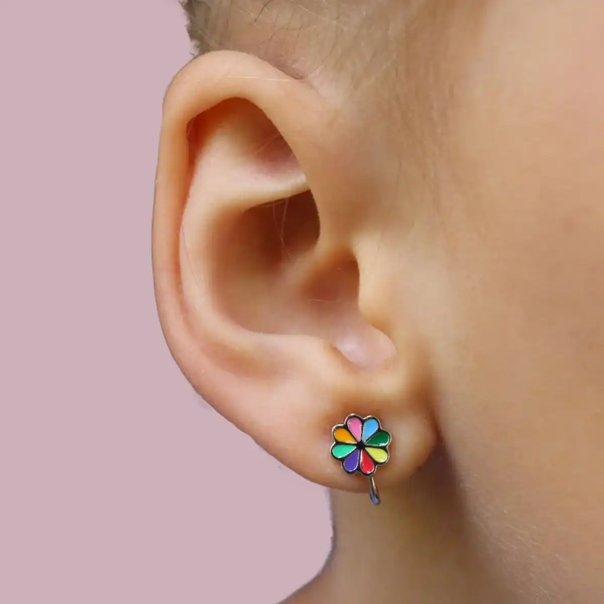 Blumen Ohrclips 